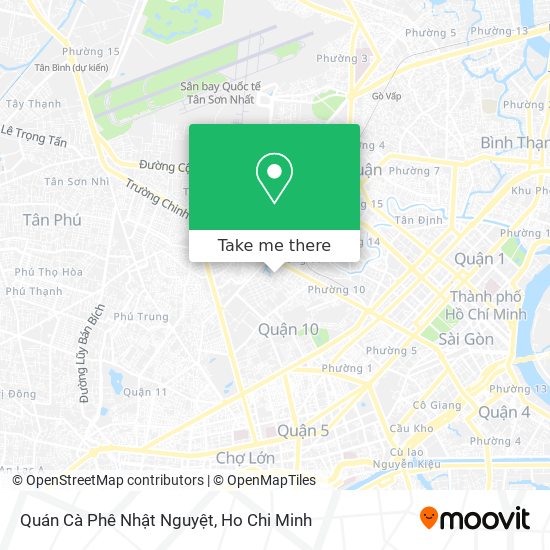 Quán Cà Phê Nhật Nguyệt map