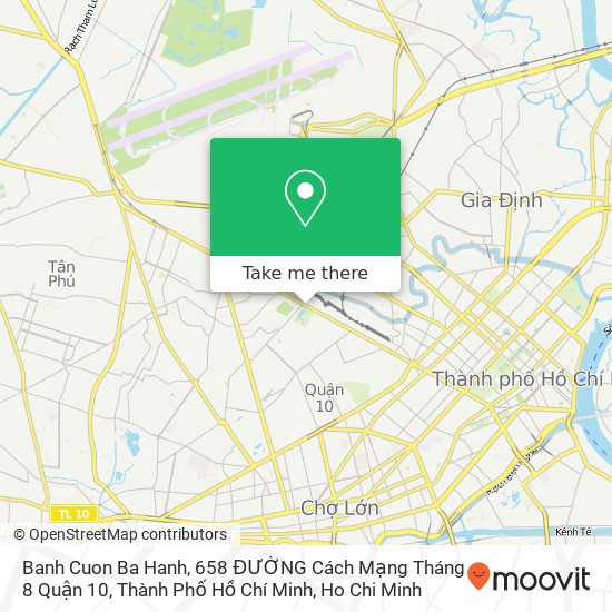 Banh Cuon Ba Hanh, 658 ĐƯỜNG Cách Mạng Tháng 8 Quận 10, Thành Phố Hồ Chí Minh map