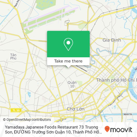 Yamadaya Japanese Foods Restaurant 73 Truong Son, ĐƯỜNG Trường Sơn Quận 10, Thành Phố Hồ Chí Minh map