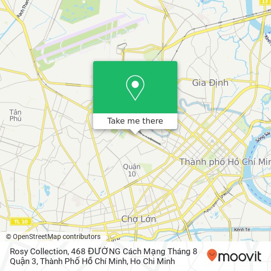 Rosy Collection, 468 ĐƯỜNG Cách Mạng Tháng 8 Quận 3, Thành Phố Hồ Chí Minh map