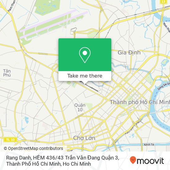 Rang Danh, HẺM 436 / 43 Trần Văn Đang Quận 3, Thành Phố Hồ Chí Minh map