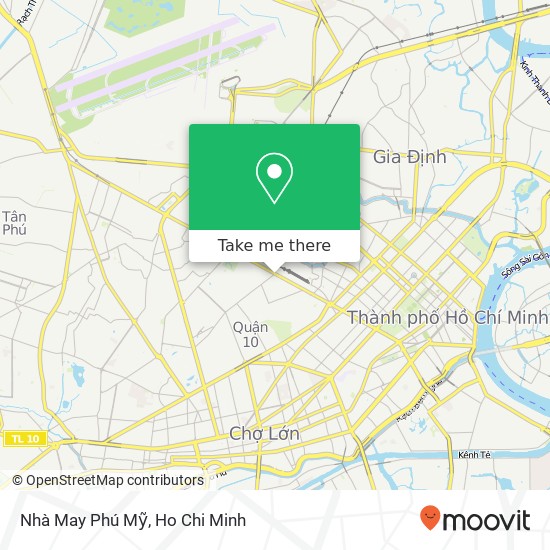 Nhà May Phú Mỹ, ĐƯỜNG Tô Hiến Thành Quận 10, Thành Phố Hồ Chí Minh map