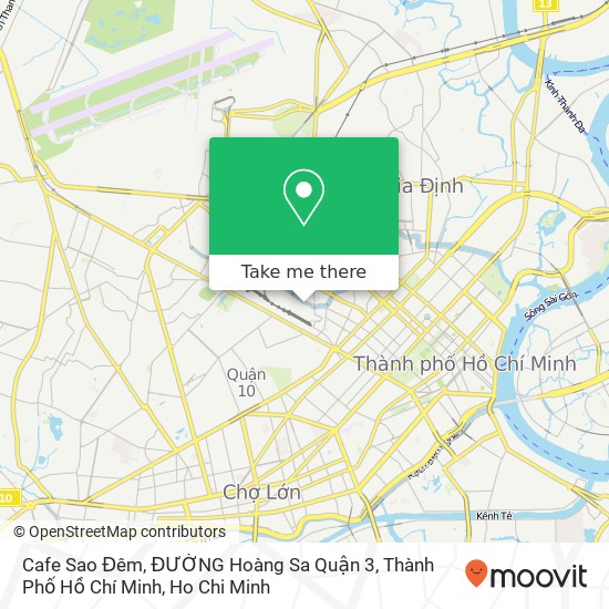 Cafe Sao Đêm, ĐƯỜNG Hoàng Sa Quận 3, Thành Phố Hồ Chí Minh map