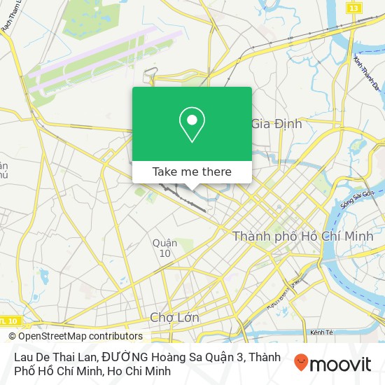 Lau De Thai Lan, ĐƯỜNG Hoàng Sa Quận 3, Thành Phố Hồ Chí Minh map