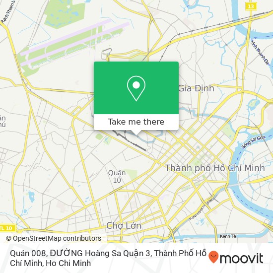 Quán 008, ĐƯỜNG Hoàng Sa Quận 3, Thành Phố Hồ Chí Minh map