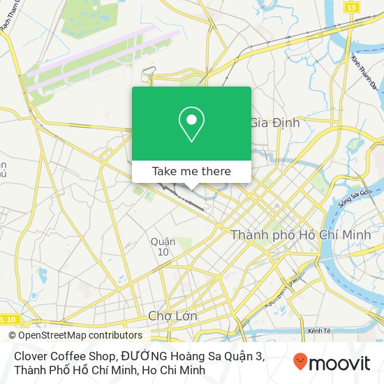 Clover Coffee Shop, ĐƯỜNG Hoàng Sa Quận 3, Thành Phố Hồ Chí Minh map