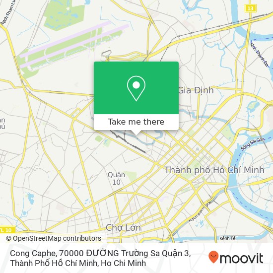 Cong Caphe, 70000 ĐƯỜNG Trường Sa Quận 3, Thành Phố Hồ Chí Minh map