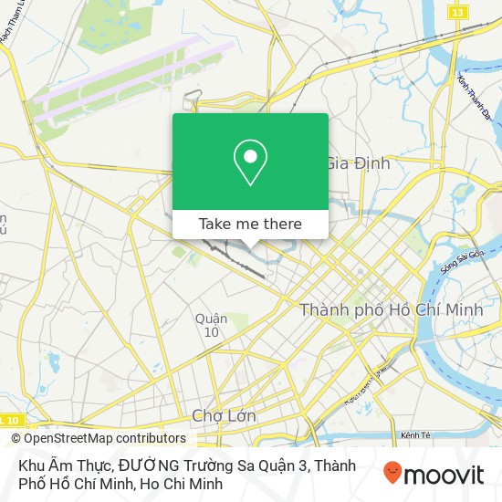 Khu Ẩm Thực, ĐƯỜNG Trường Sa Quận 3, Thành Phố Hồ Chí Minh map