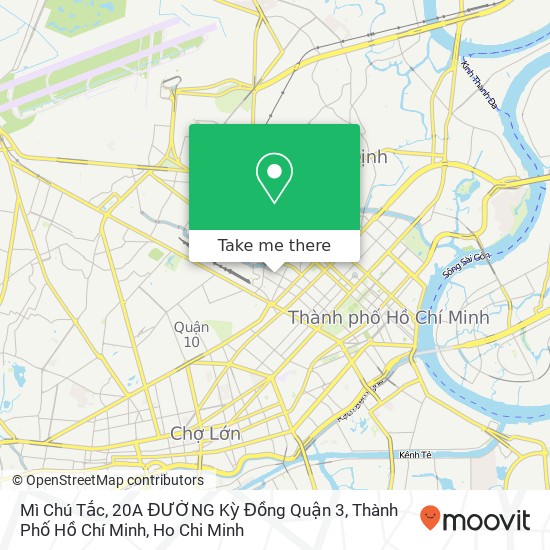 Mì Chú Tắc, 20A ĐƯỜNG Kỳ Đồng Quận 3, Thành Phố Hồ Chí Minh map