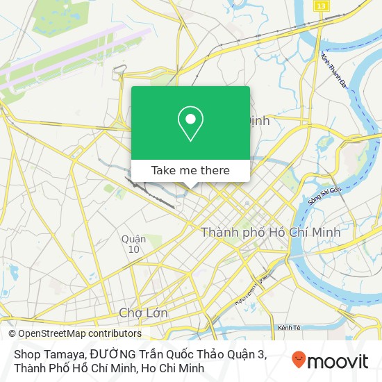 Shop Tamaya, ĐƯỜNG Trần Quốc Thảo Quận 3, Thành Phố Hồ Chí Minh map