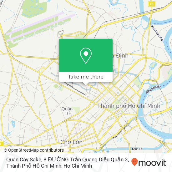 Quán Cây Sakê, 8 ĐƯỜNG Trần Quang Diệu Quận 3, Thành Phố Hồ Chí Minh map