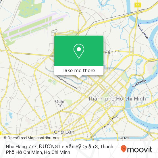 Nhà Hàng 777, ĐƯỜNG Lê Văn Sỹ Quận 3, Thành Phố Hồ Chí Minh map