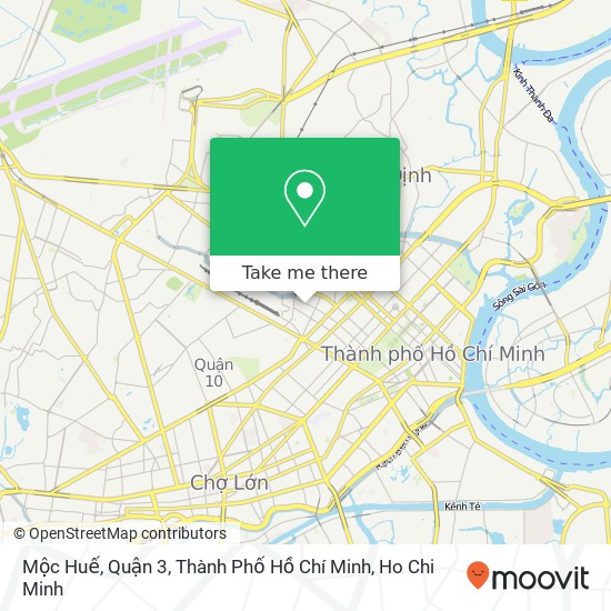 Mộc Huế, Quận 3, Thành Phố Hồ Chí Minh map