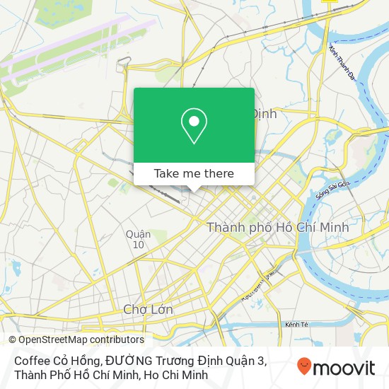 Coffee Cỏ Hồng, ĐƯỜNG Trương Định Quận 3, Thành Phố Hồ Chí Minh map