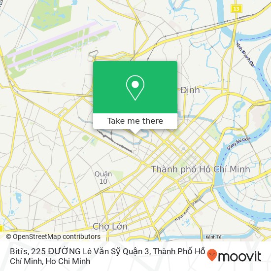 Biti's, 225 ĐƯỜNG Lê Văn Sỹ Quận 3, Thành Phố Hồ Chí Minh map