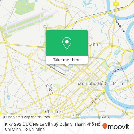 Kiky, 292 ĐƯỜNG Lê Văn Sỹ Quận 3, Thành Phố Hồ Chí Minh map