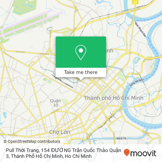Pull Thời Trang, 154 ĐƯỜNG Trần Quốc Thảo Quận 3, Thành Phố Hồ Chí Minh map