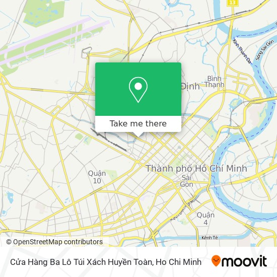 Cửa Hàng Ba Lô Túi Xách Huyền Toàn map