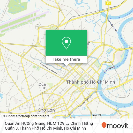 Quán Ăn Hương Giang, HẺM 129 Lý Chính Thắng Quận 3, Thành Phố Hồ Chí Minh map