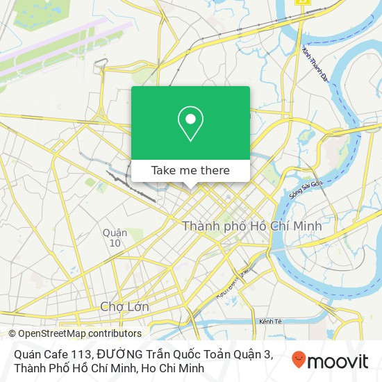 Quán Cafe 113, ĐƯỜNG Trần Quốc Toản Quận 3, Thành Phố Hồ Chí Minh map