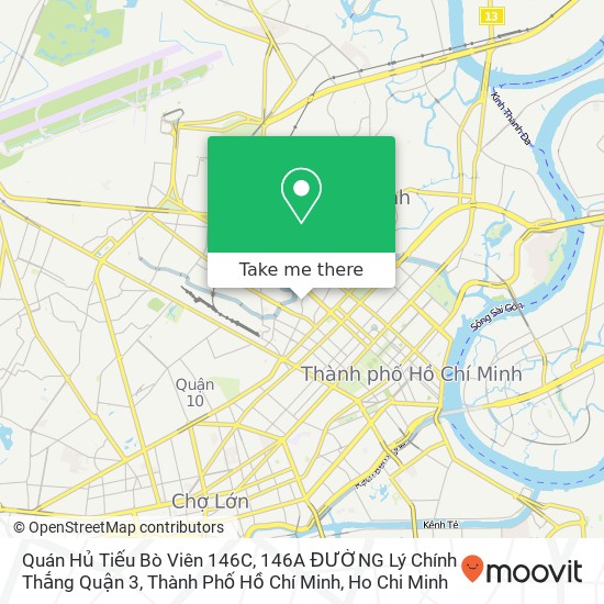 Quán Hủ Tiếu Bò Viên 146C, 146A ĐƯỜNG Lý Chính Thắng Quận 3, Thành Phố Hồ Chí Minh map