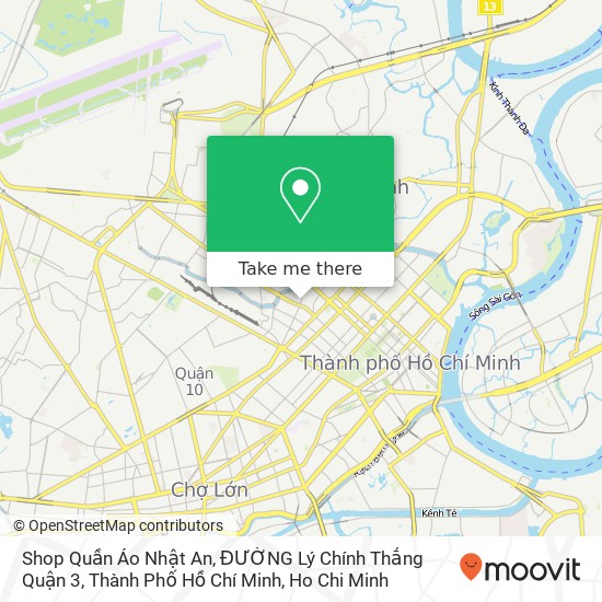 Shop Quần Áo Nhật An, ĐƯỜNG Lý Chính Thắng Quận 3, Thành Phố Hồ Chí Minh map