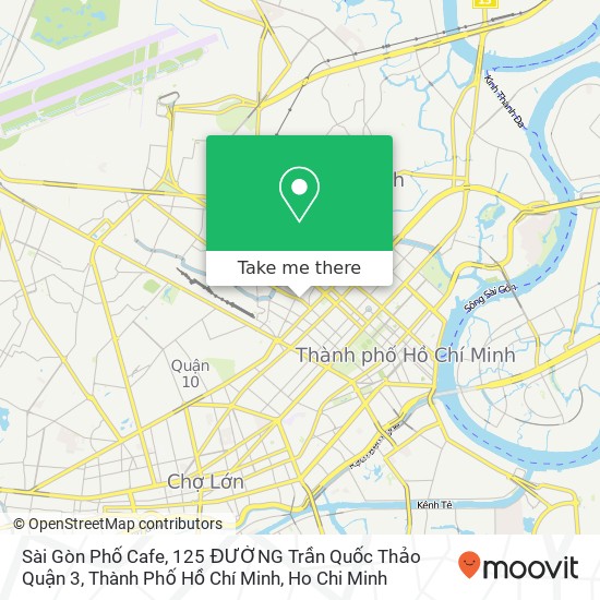 Sài Gòn Phố Cafe, 125 ĐƯỜNG Trần Quốc Thảo Quận 3, Thành Phố Hồ Chí Minh map