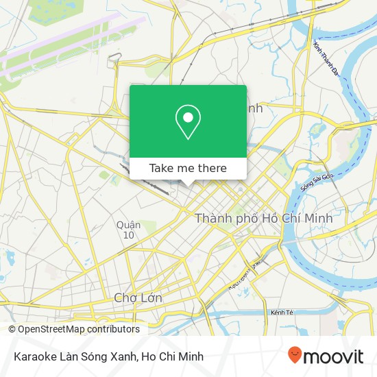 Karaoke Làn Sóng Xanh map