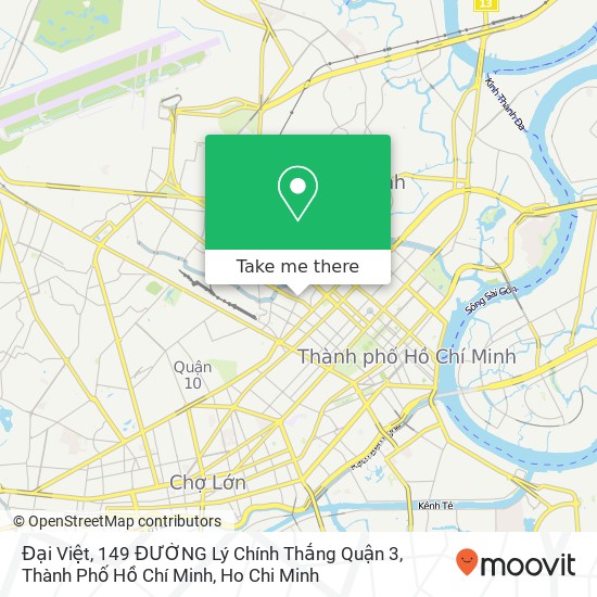 Đại Việt, 149 ĐƯỜNG Lý Chính Thắng Quận 3, Thành Phố Hồ Chí Minh map