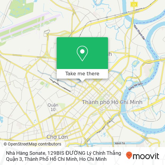 Nhà Hàng Sonate, 129BIS ĐƯỜNG Lý Chính Thắng Quận 3, Thành Phố Hồ Chí Minh map