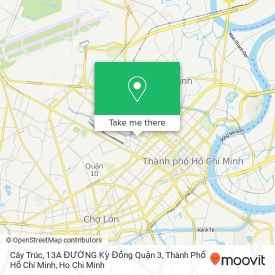 Cây Trúc, 13A ĐƯỜNG Kỳ Đồng Quận 3, Thành Phố Hồ Chí Minh map