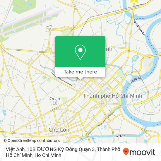 Việt Anh, 10B ĐƯỜNG Kỳ Đồng Quận 3, Thành Phố Hồ Chí Minh map