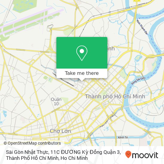 Sài Gòn Nhật Thực, 11C ĐƯỜNG Kỳ Đồng Quận 3, Thành Phố Hồ Chí Minh map