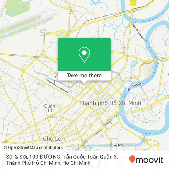 Sợi & Sợi, 100 ĐƯỜNG Trần Quốc Toản Quận 3, Thành Phố Hồ Chí Minh map