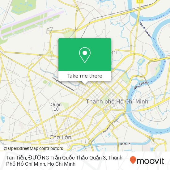 Tân Tiến, ĐƯỜNG Trần Quốc Thảo Quận 3, Thành Phố Hồ Chí Minh map