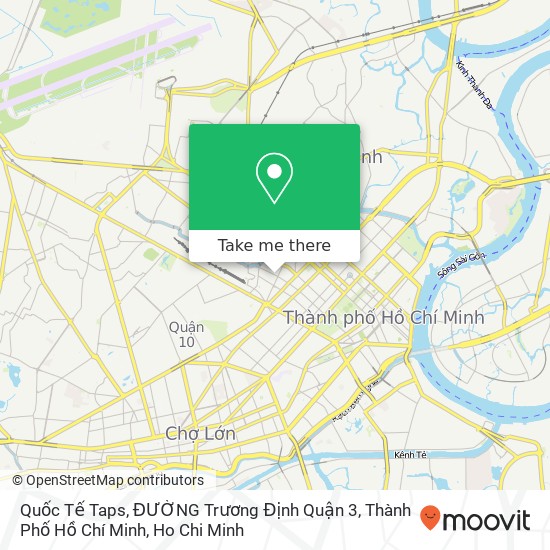 Quốc Tế Taps, ĐƯỜNG Trương Định Quận 3, Thành Phố Hồ Chí Minh map