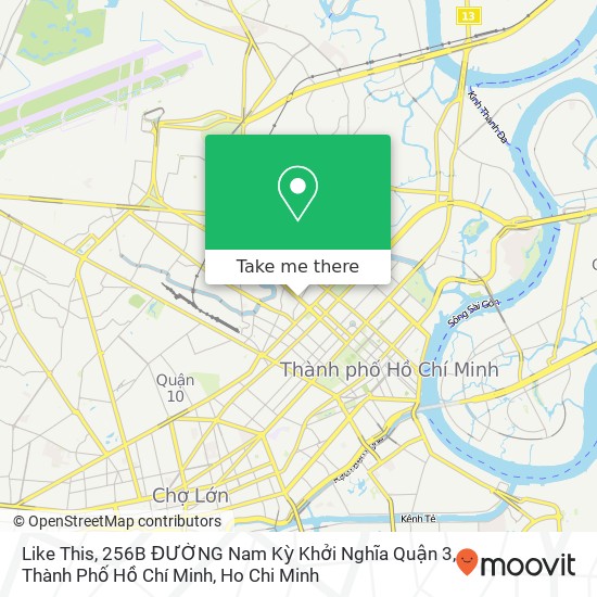 Like This, 256B ĐƯỜNG Nam Kỳ Khởi Nghĩa Quận 3, Thành Phố Hồ Chí Minh map