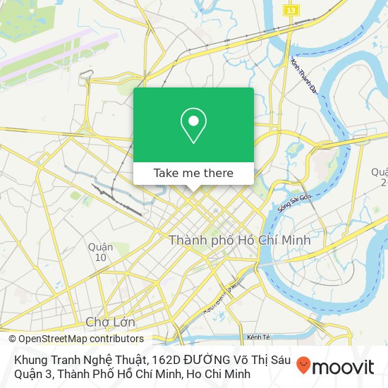 Khung Tranh Nghệ Thuật, 162D ĐƯỜNG Võ Thị Sáu Quận 3, Thành Phố Hồ Chí Minh map