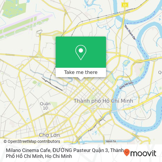 Milano Cinema Cafe, ĐƯỜNG Pasteur Quận 3, Thành Phố Hồ Chí Minh map