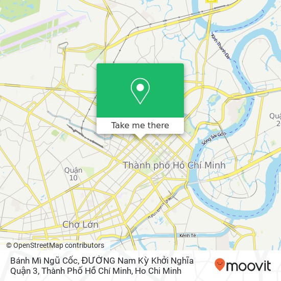 Bánh Mì Ngũ Cốc, ĐƯỜNG Nam Kỳ Khởi Nghĩa Quận 3, Thành Phố Hồ Chí Minh map