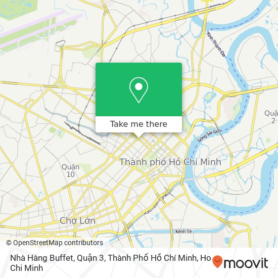 Nhà Hàng Buffet, Quận 3, Thành Phố Hồ Chí Minh map