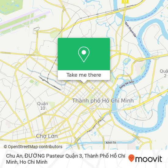 Chu An, ĐƯỜNG Pasteur Quận 3, Thành Phố Hồ Chí Minh map