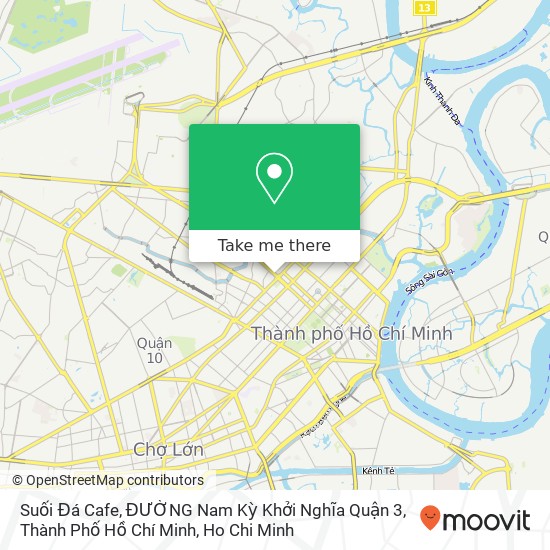 Suối Đá Cafe, ĐƯỜNG Nam Kỳ Khởi Nghĩa Quận 3, Thành Phố Hồ Chí Minh map