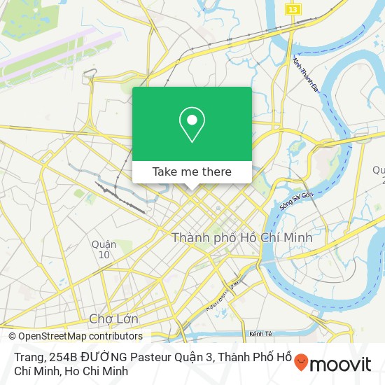 Trang, 254B ĐƯỜNG Pasteur Quận 3, Thành Phố Hồ Chí Minh map