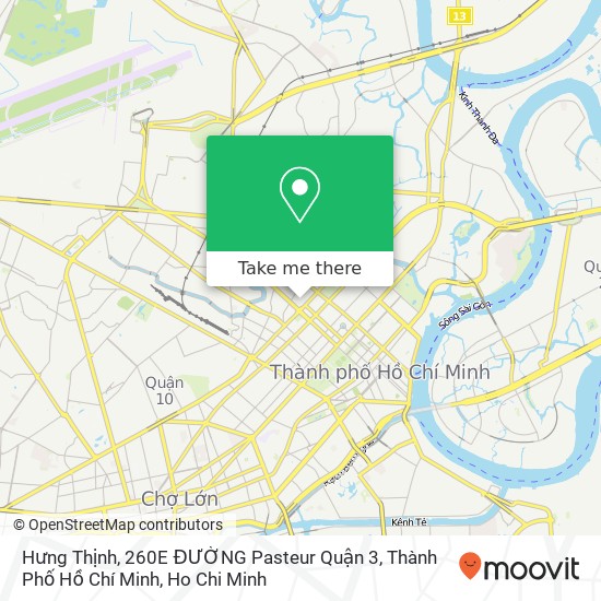 Hưng Thịnh, 260E ĐƯỜNG Pasteur Quận 3, Thành Phố Hồ Chí Minh map