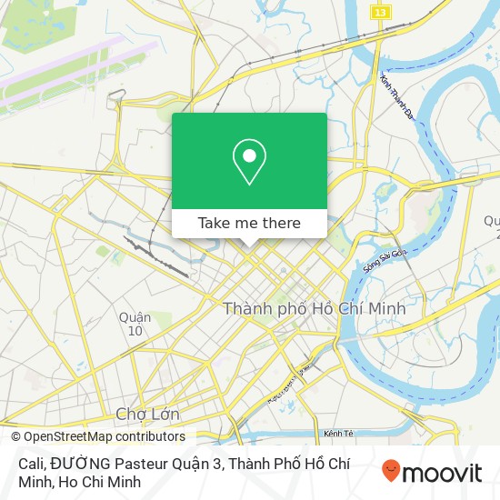 Cali, ĐƯỜNG Pasteur Quận 3, Thành Phố Hồ Chí Minh map