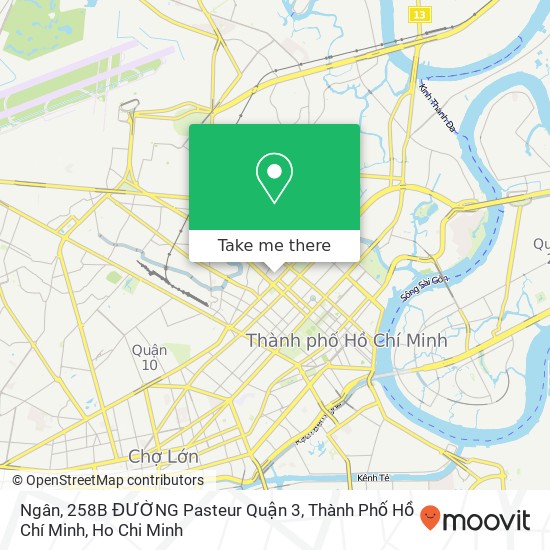 Ngân, 258B ĐƯỜNG Pasteur Quận 3, Thành Phố Hồ Chí Minh map