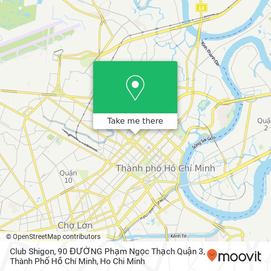 Club Shigon, 90 ĐƯỜNG Phạm Ngọc Thạch Quận 3, Thành Phố Hồ Chí Minh map
