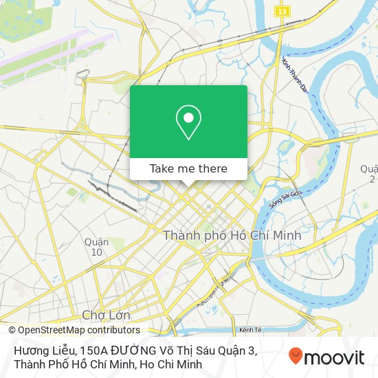 Hương Liễu, 150A ĐƯỜNG Võ Thị Sáu Quận 3, Thành Phố Hồ Chí Minh map