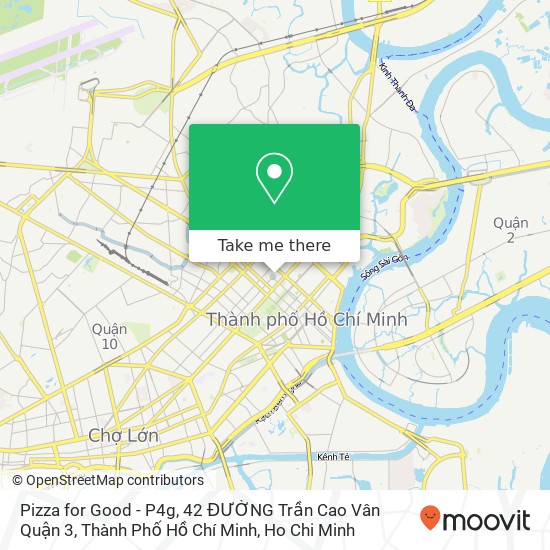 Pizza for Good - P4g, 42 ĐƯỜNG Trần Cao Vân Quận 3, Thành Phố Hồ Chí Minh map